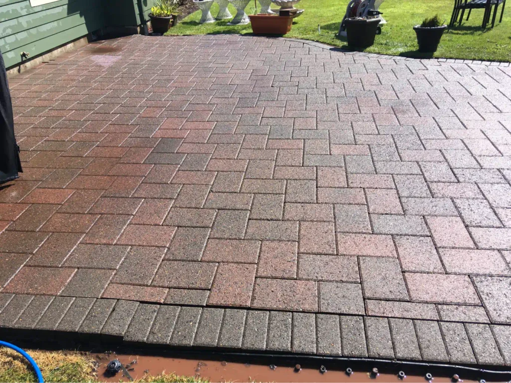 paver after